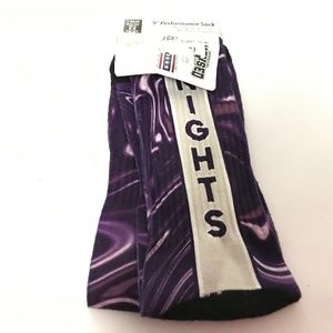 ​Upson-Lee Unisex  Performance Socks Purple/White